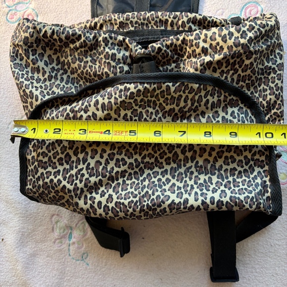 LeSportSac Vintage Leopard Print Backpack & Cosmetic storage Bag - NWOT Unused main image 14